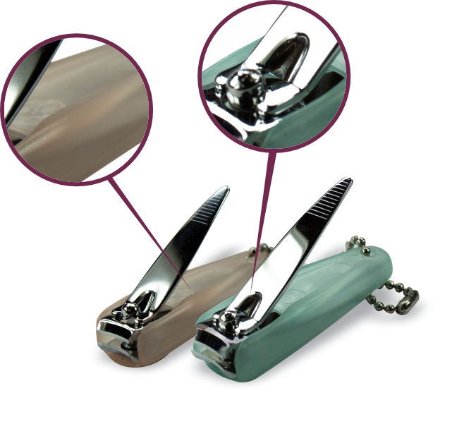Cortauñas Pequeño con Protector Plástico – Manicura