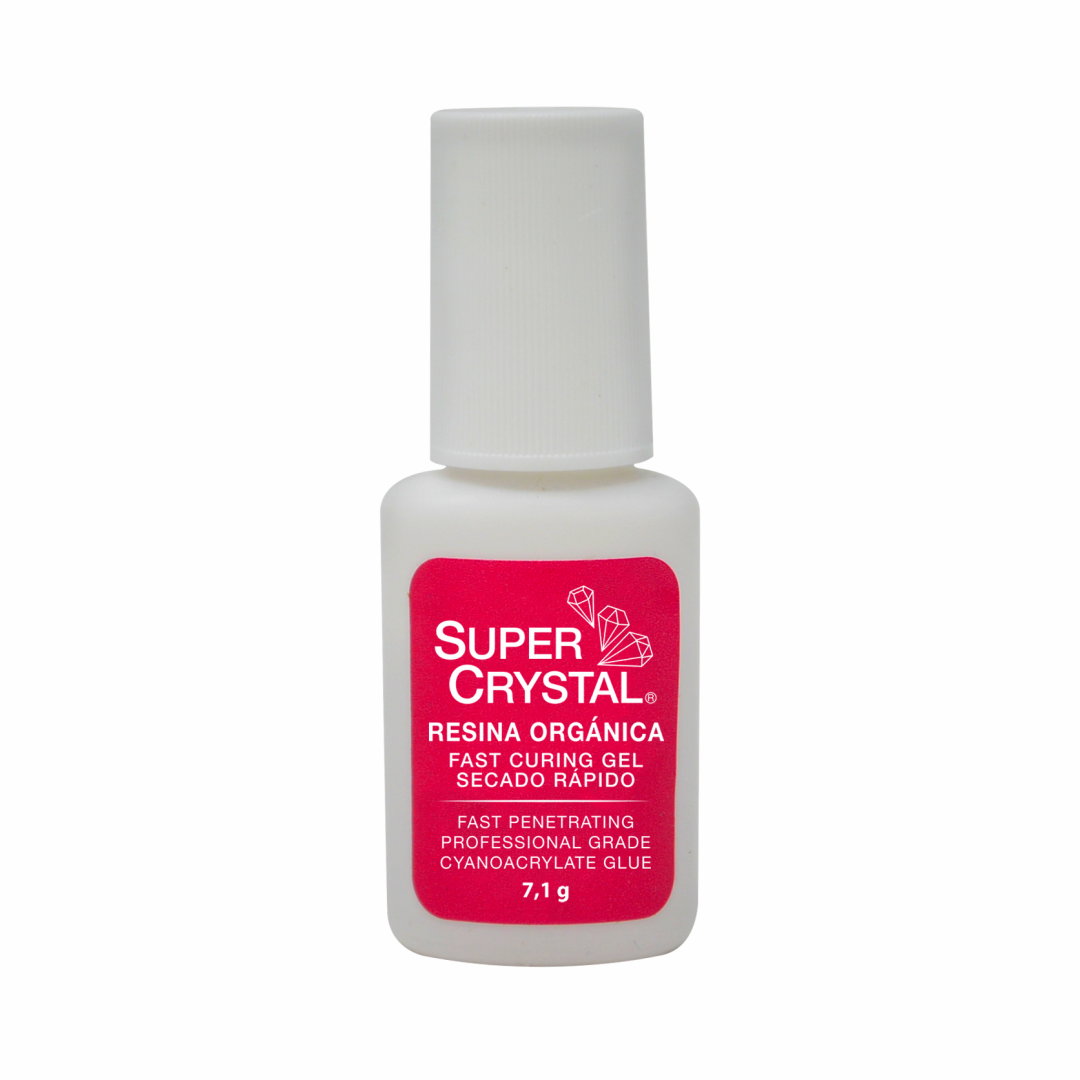 Pega de Resina Secado Rápido de 7 gr (1/4 Oz) para Uñas – Super Crystal