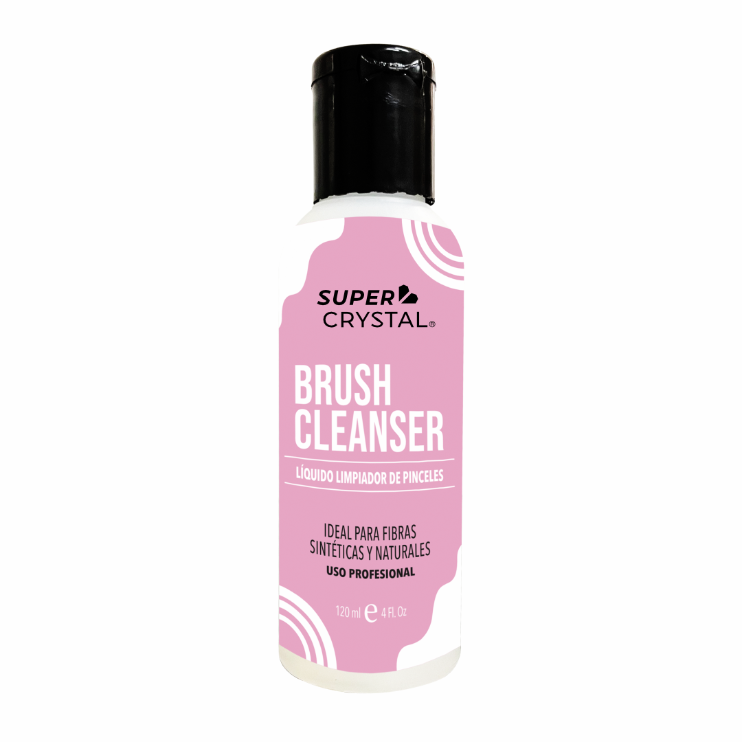 Brush Cleanser – Líquido Limpiador de Pinceles para Uñas – Super Crystal