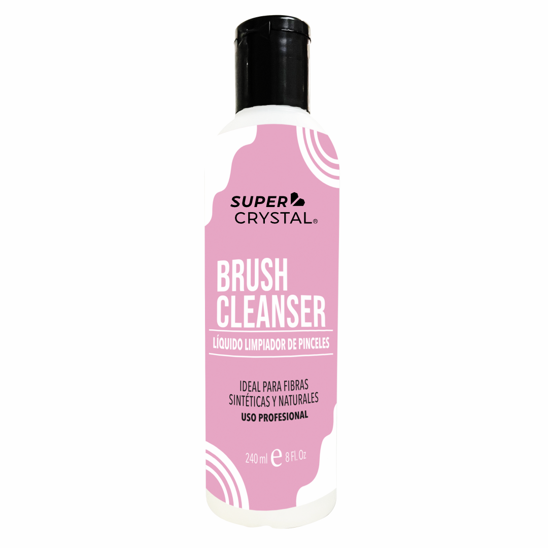 Brush Cleanser – Líquido Limpiador de Pinceles para Uñas – Super Crystal