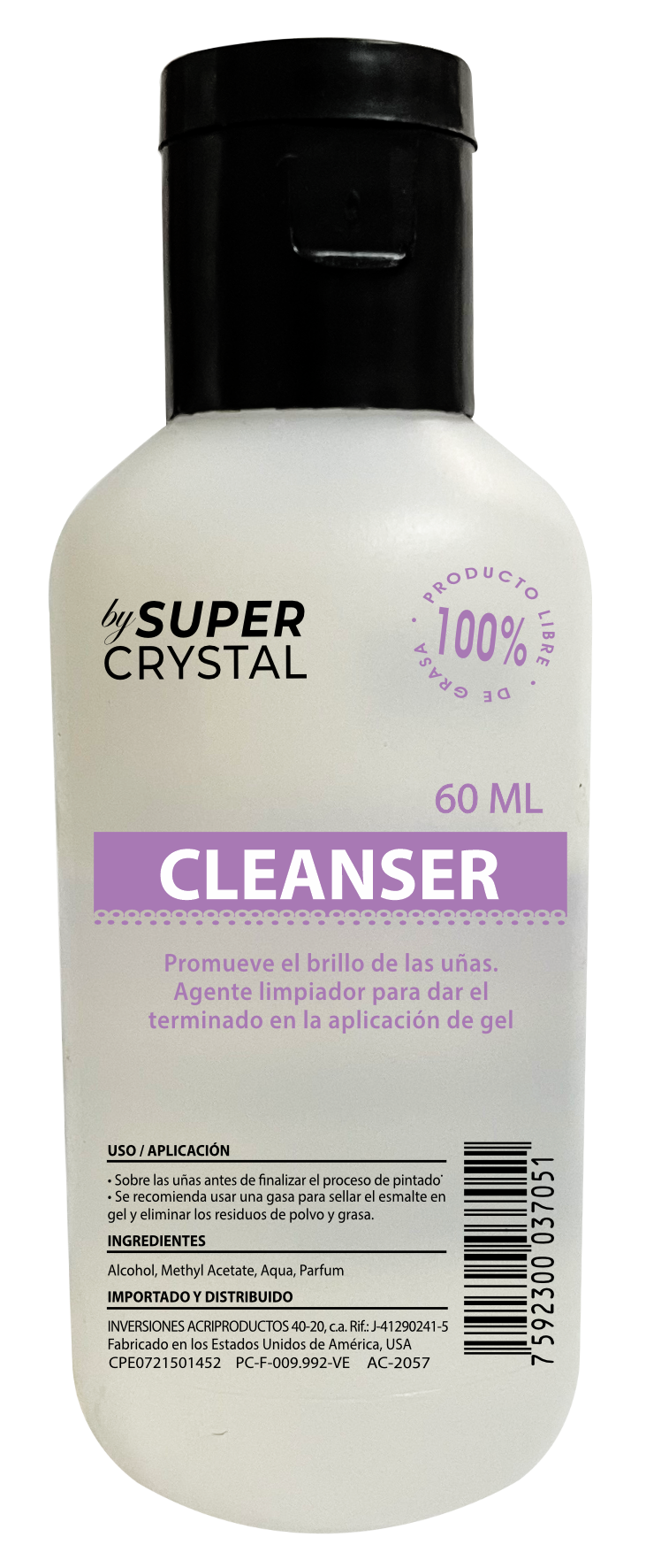 Cleanser Limpiador para Uñas – Super Crystal