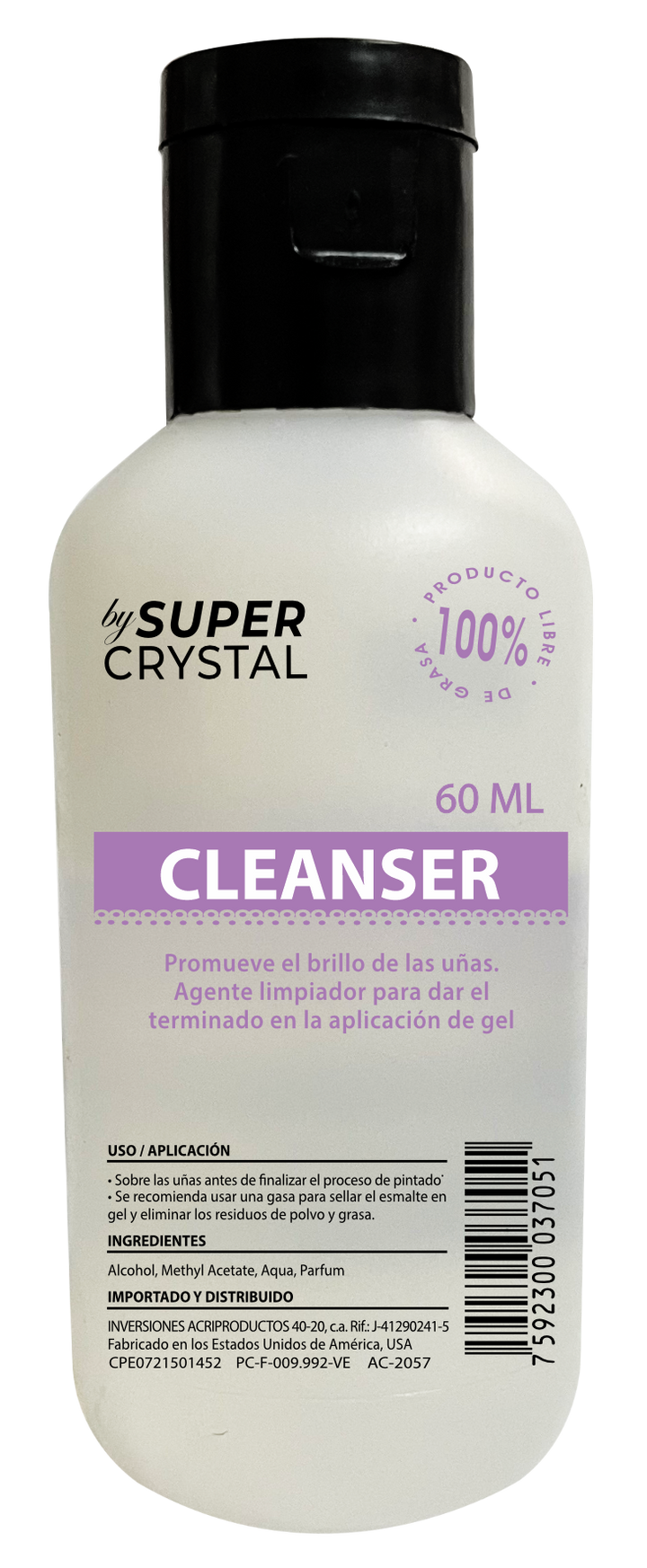 Cleanser Limpiador para Uñas – Super Crystal