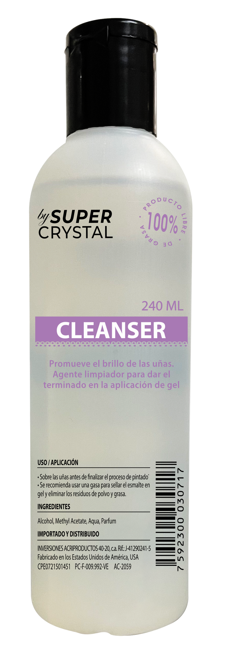 Cleanser Limpiador para Uñas – Super Crystal