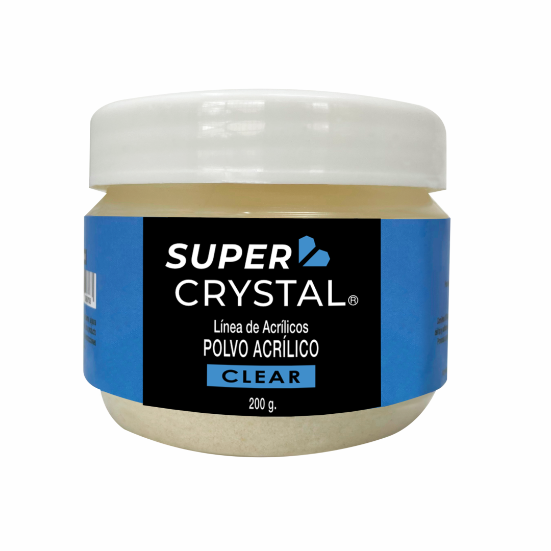 Polvo Acrílico Clear para Uñas – Super Crystal