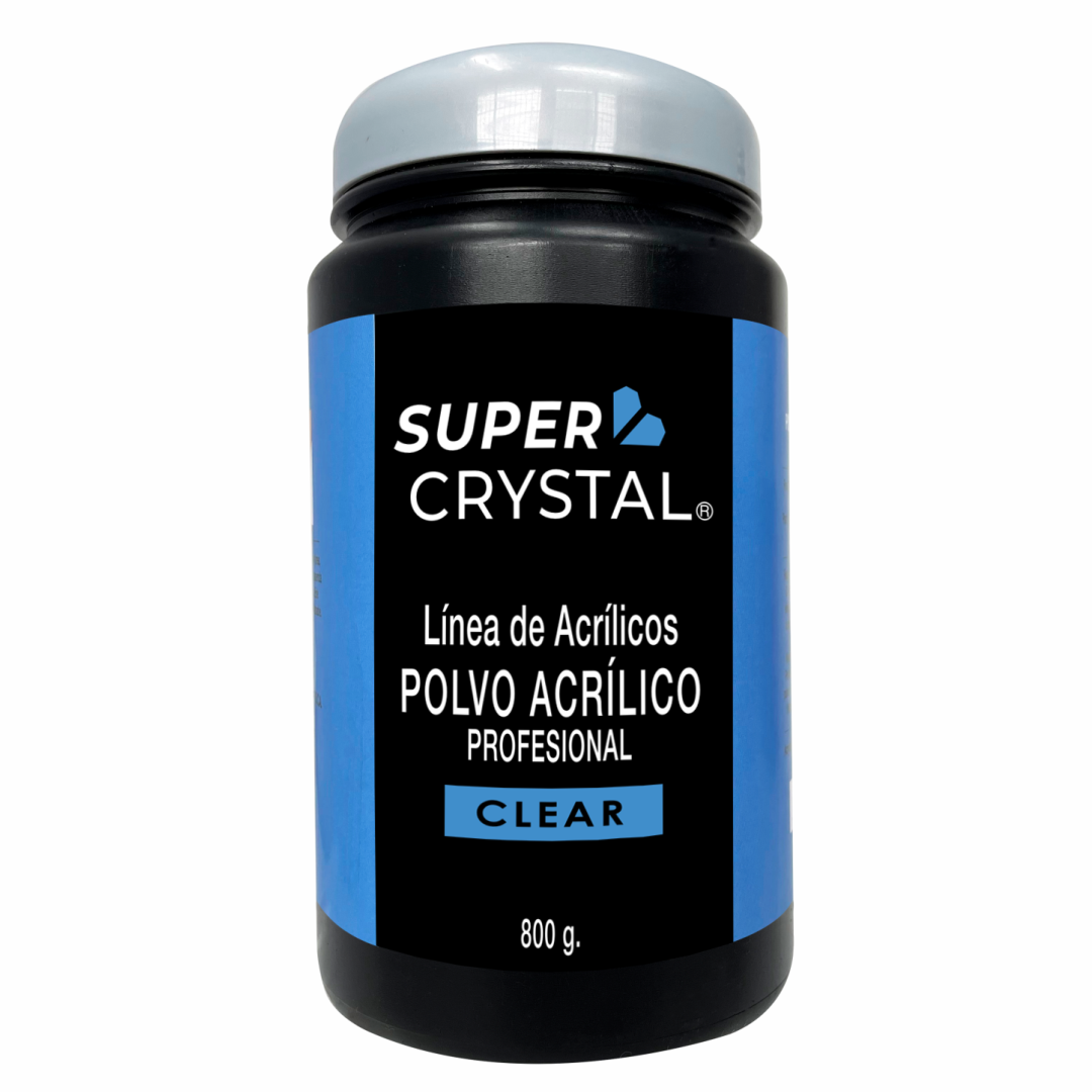 Polvo Acrílico Clear para Uñas – Super Crystal