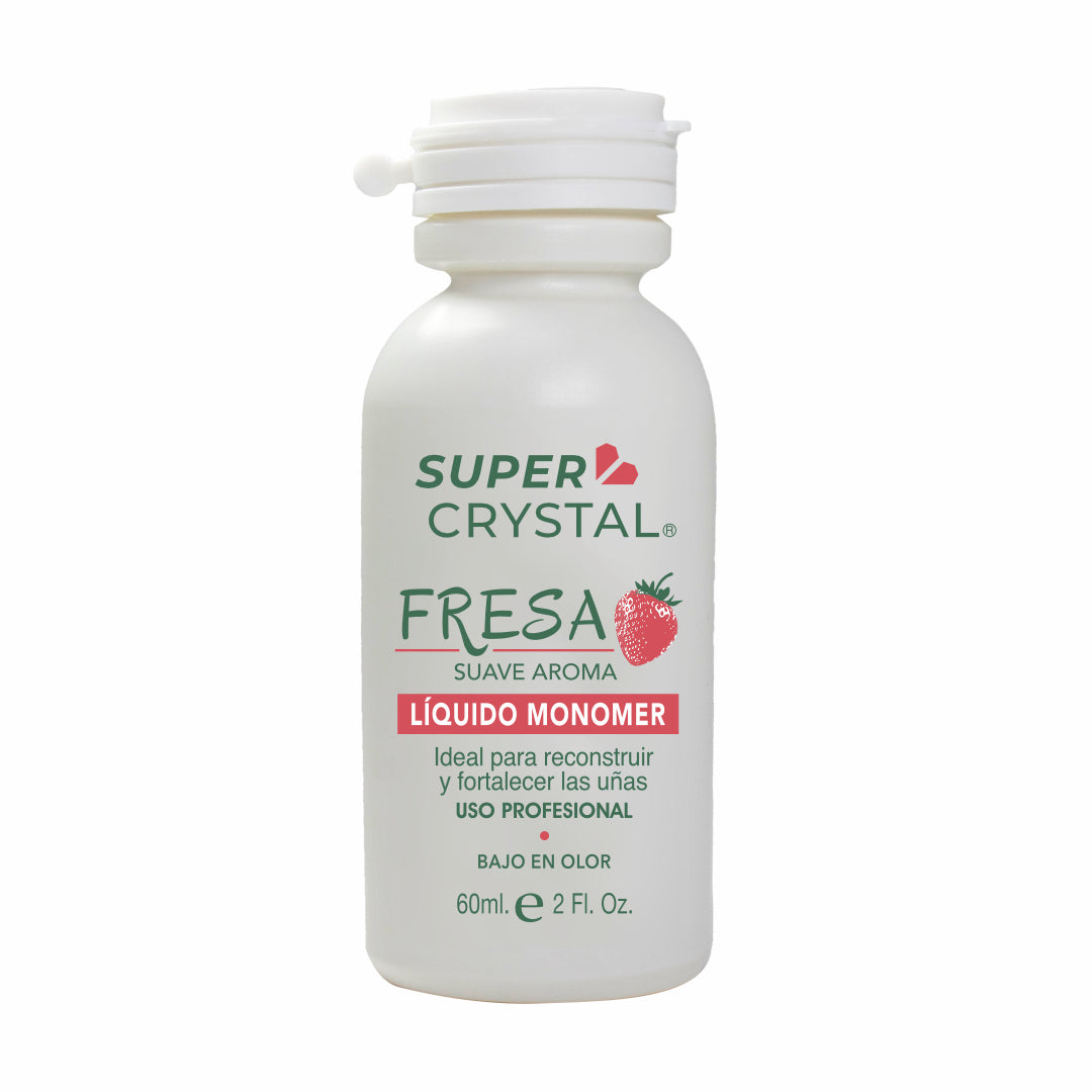 Líquido Monomer para Uñas con olor a Fresa – Super Crystal