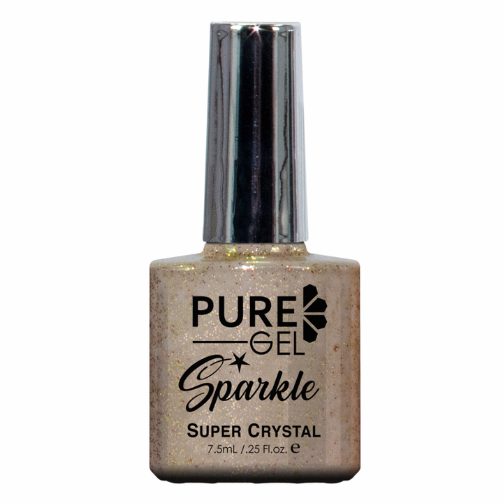 Pure Gel Sparkle Frosty Pink Glitter 7,5 ml – Esmalte Semi-Permanente para Uñas