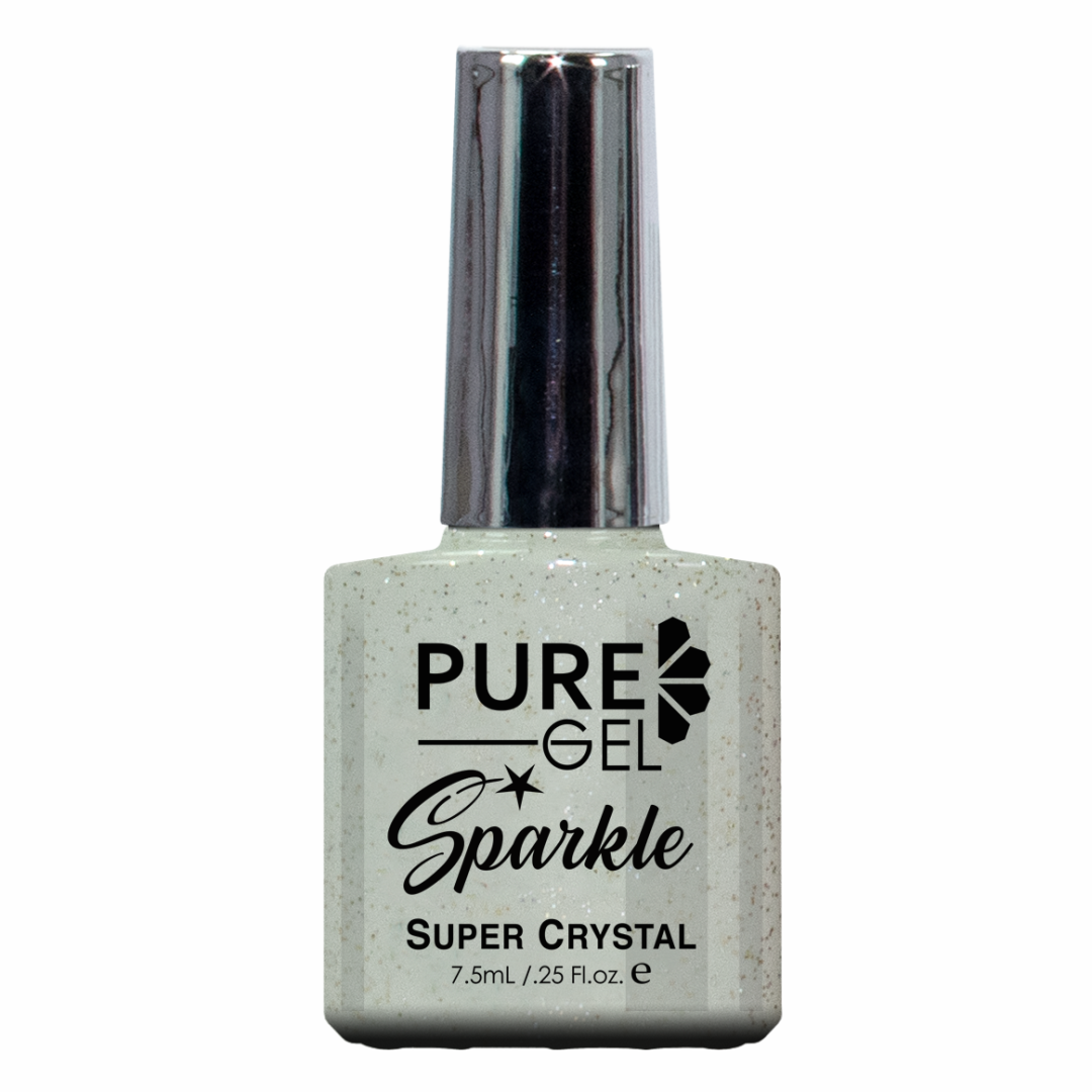 Pure Gel Sparkle Gold Glitter 7,5 ml – Esmalte Semi-Permanente para Uñas