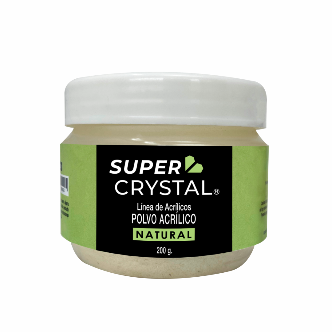 Polvo Acrílico Natural para Uñas – Super Crystal