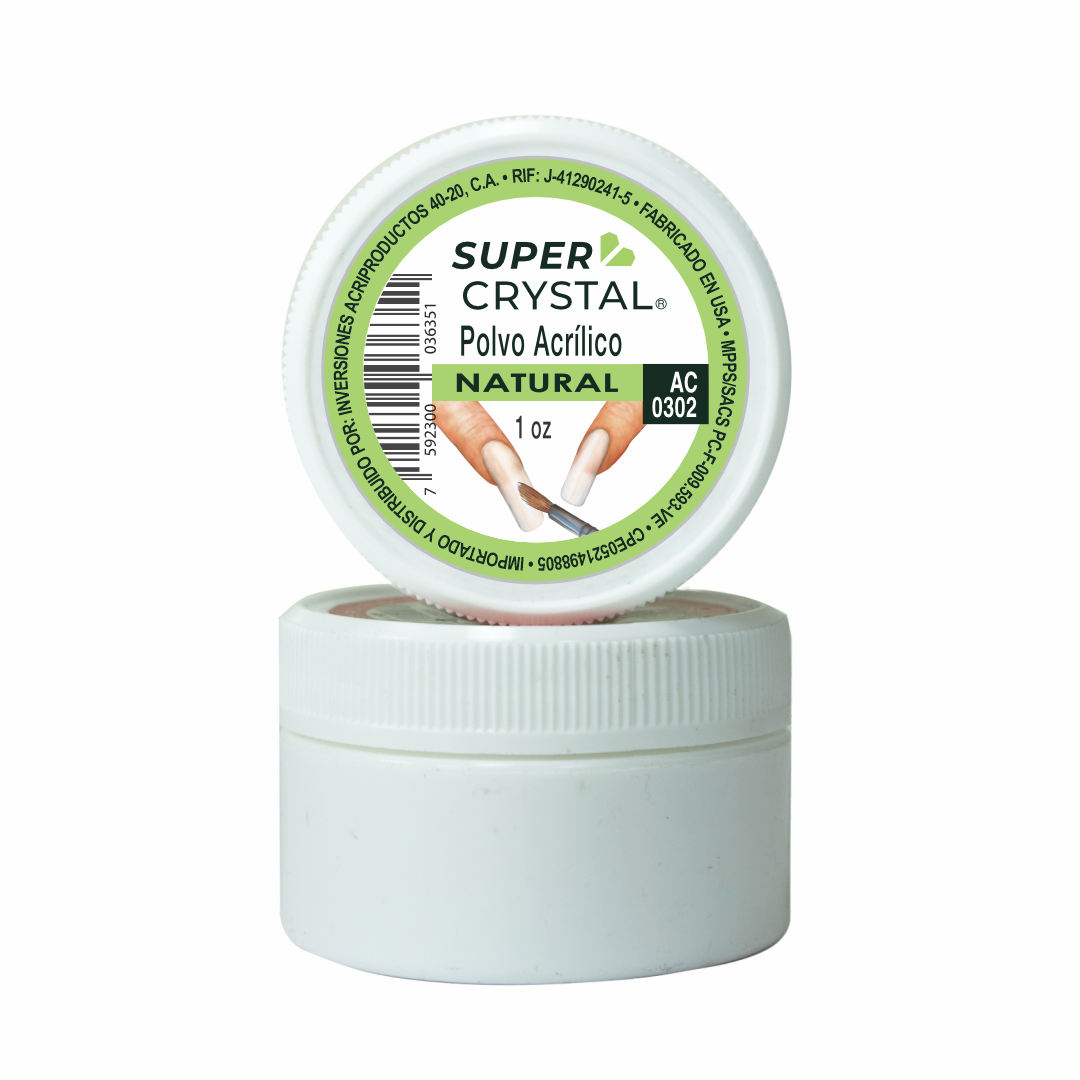 Polvo Acrílico Natural para Uñas – Super Crystal