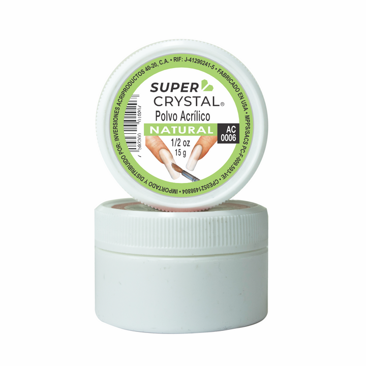 Polvo Acrílico Natural para Uñas – Super Crystal