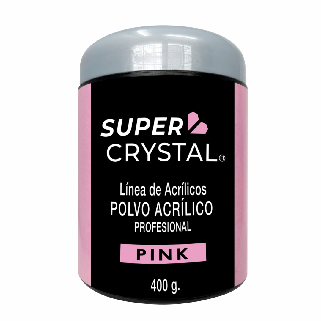 Polvo Acrílico Pink para Uñas – Super Crystal