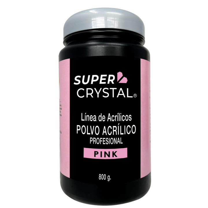 Polvo Acrílico Pink para Uñas – Super Crystal