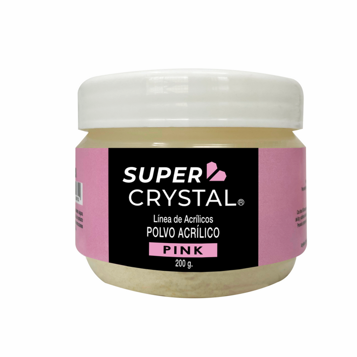 Polvo Acrílico Pink para Uñas – Super Crystal