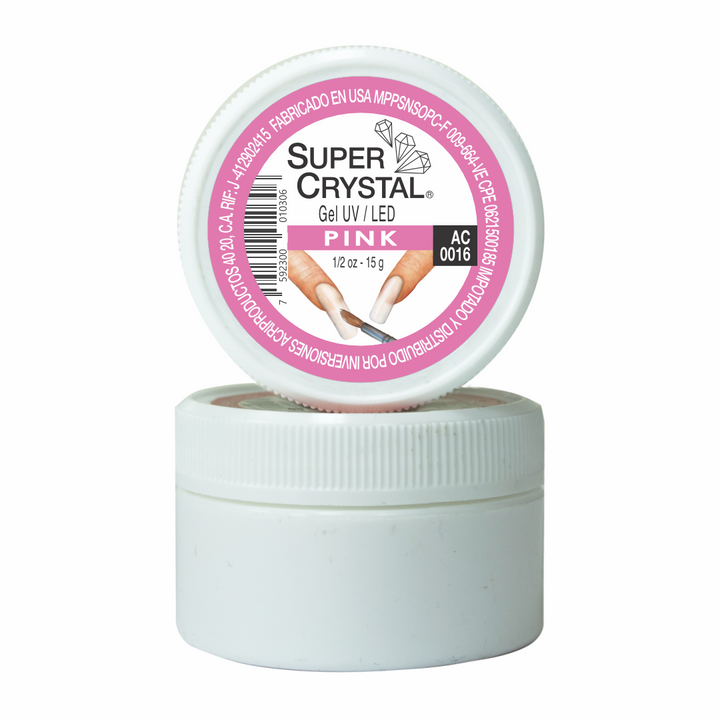 Gel UV/LED Pink para Uñas Acrílicas – Super Crystal