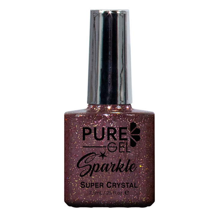 Pure Gel Sparkle Rose Gold Glitter 7,5 ml – Esmalte Semi-Permanente para Uñas