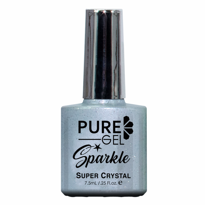 Pure Gel Sparkle Silver Glitter 7,5 ml – Esmalte Semi-Permanente para Uñas